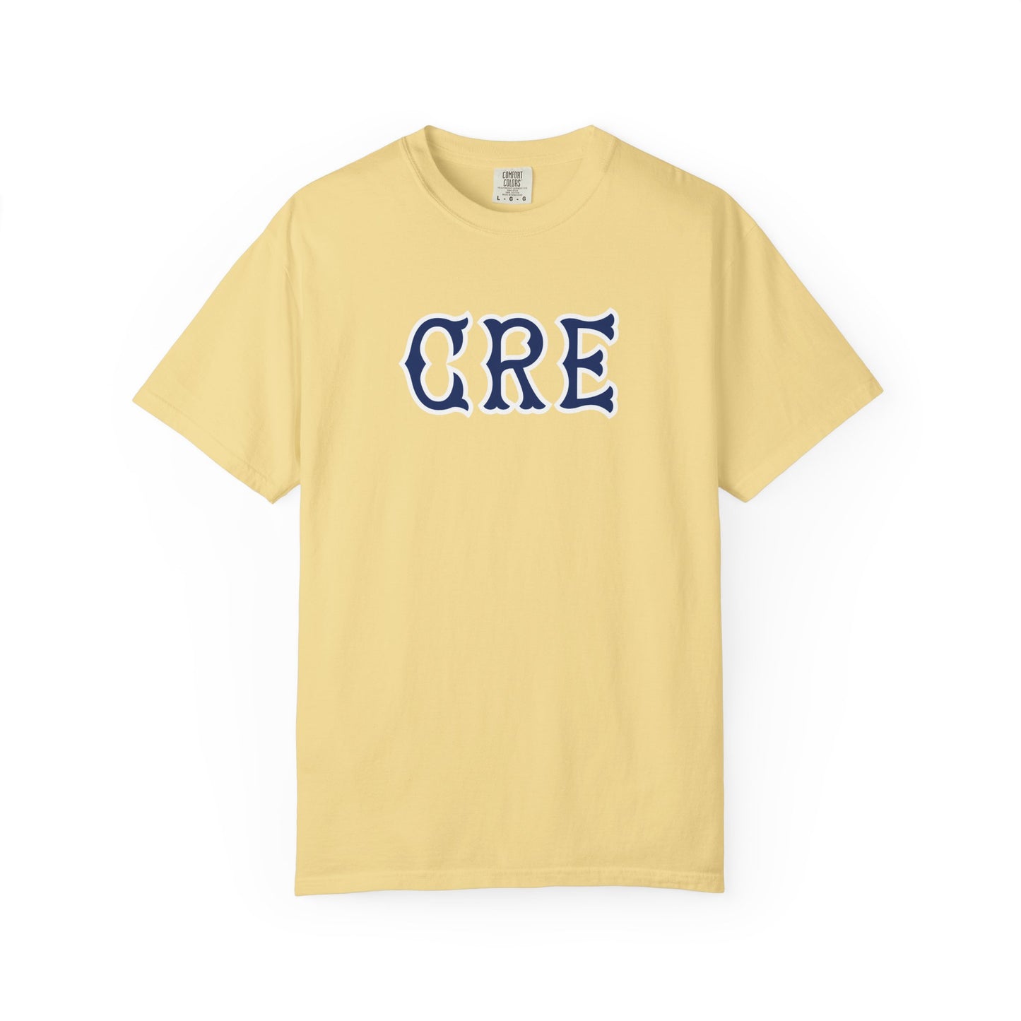CRE NAVY SOX LETTERS TEE