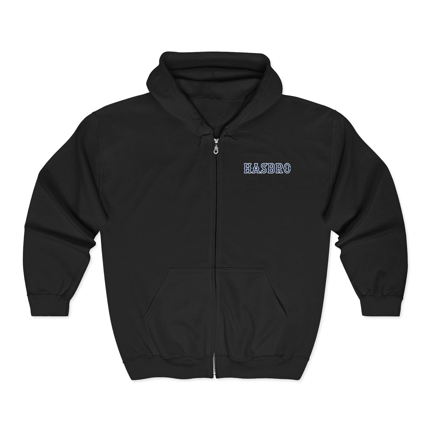 HASBRO NAVY SOX LETTERS HEAVY BLEND FULL ZIP HOODIE
