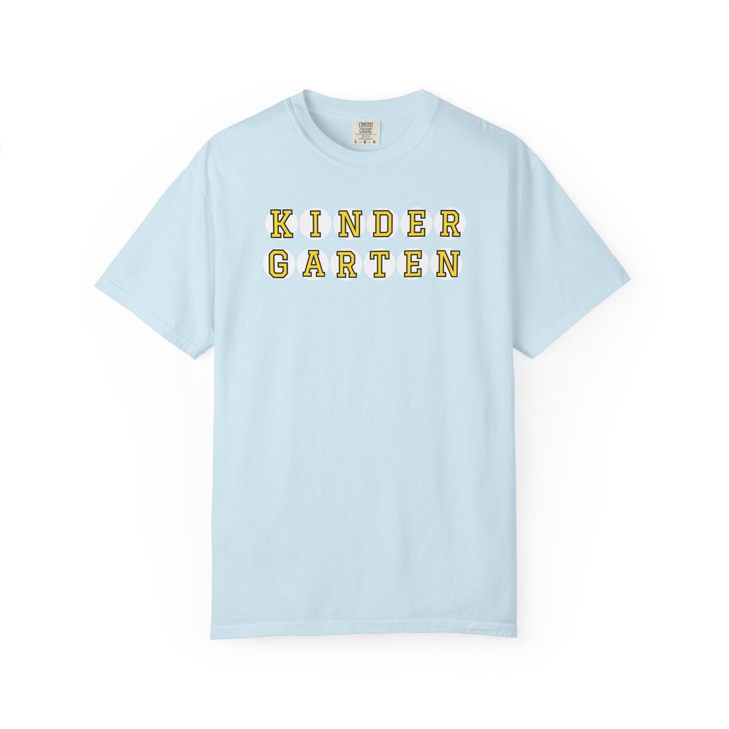 KINDERGARTEN YELLOW PLAYER NUMBER T-SHIRT