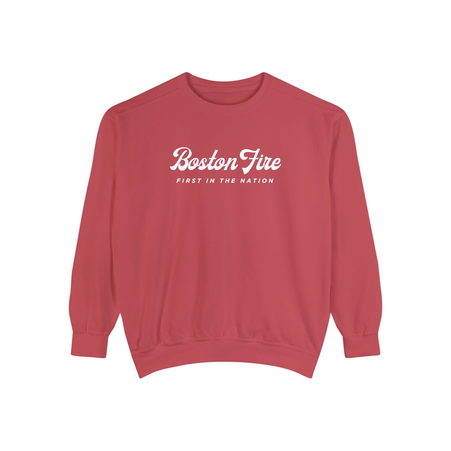 BOSTON FIRE STONEWASHED CREWNECK