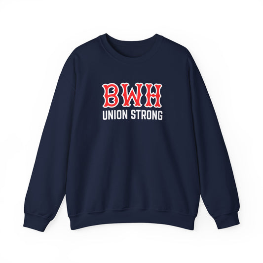 BWH UNION STRONG SOX LETTERS CREWNECK