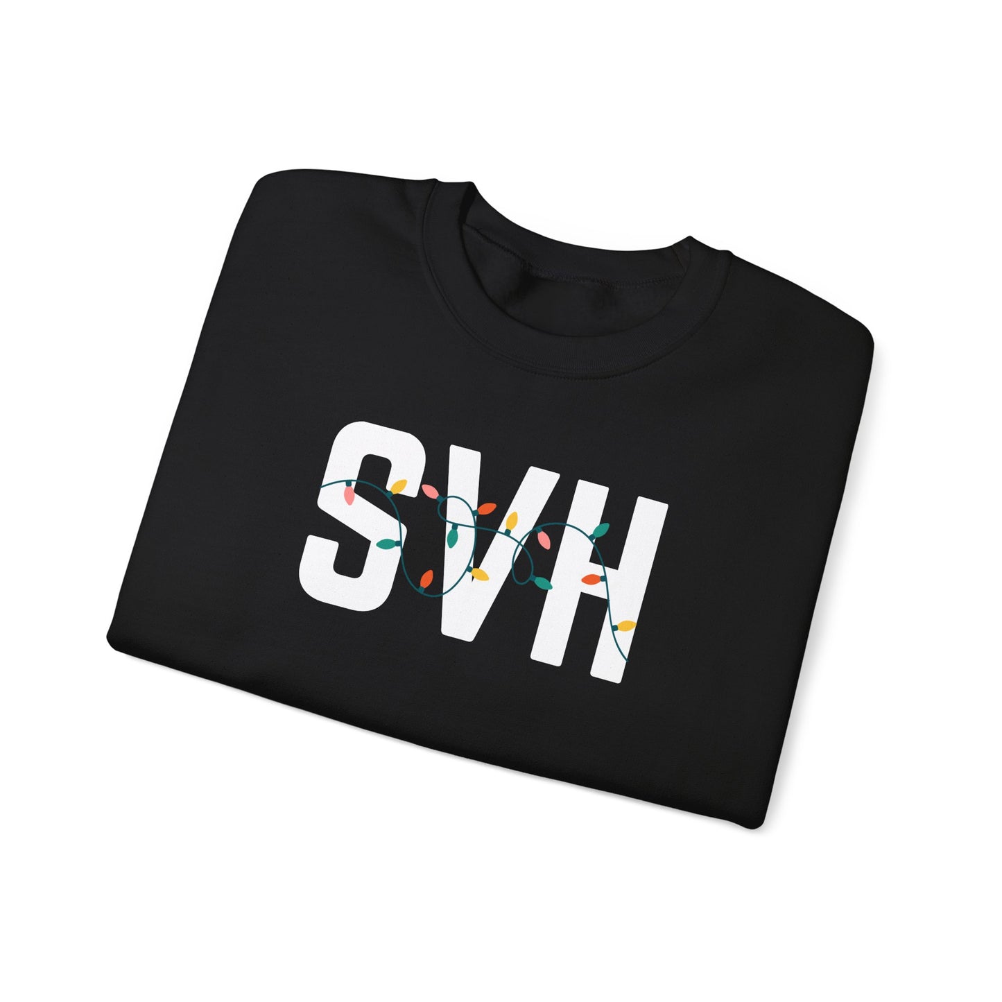 SVH HOLIDAY LIGHTS HEAVY BLEND CREWNECK