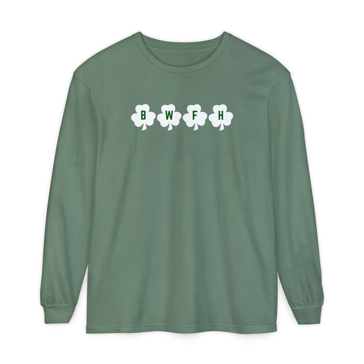 GREEN BWFH SHAMROCK LONG SLEEVE
