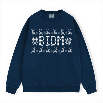 BIDM UGLY SWEATER COMFORT COLORS CREWNECK