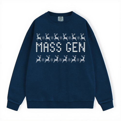 MASS GEN UGLY SWEATER COMFORT COLORS CREWNECK