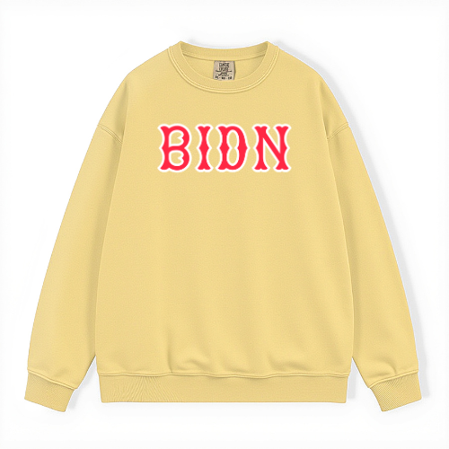 BIDN SOX LETTERS CREWNECK