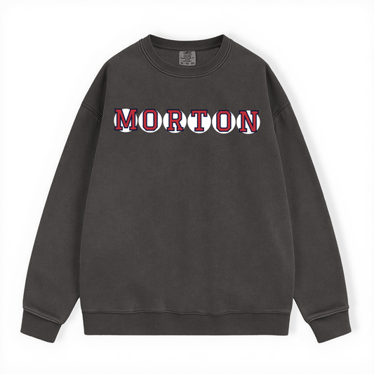 MORTON RETIRED SOX LETTER CREWNECK