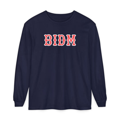 BIDM SOX LETTERS LONG SLEEVE