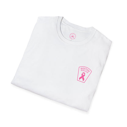BOSTON POLICE BREAST CANCER AWARENESS SOFTSTYLE T-SHIRT