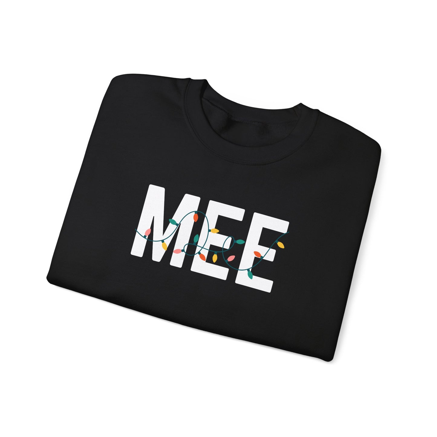 MEE HOLIDAY LIGHTS HEAVY BLEND CREWNECK