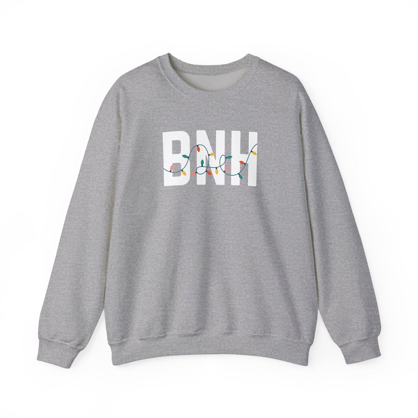 BNH HOLIDAY LIGHTS HEAVY BLEND CREWNECK
