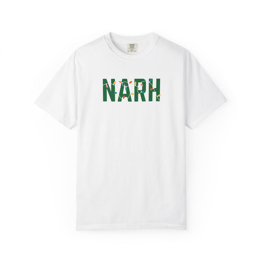 NARH HOLIDAY LIGHTS T-SHIRT - WHITE