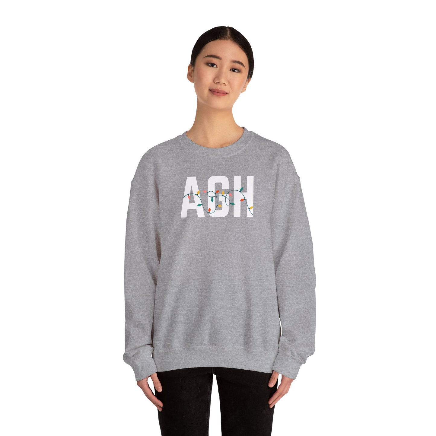 AGH HOLIDAY LIGHTS HEAVY BLEND CREWNECK