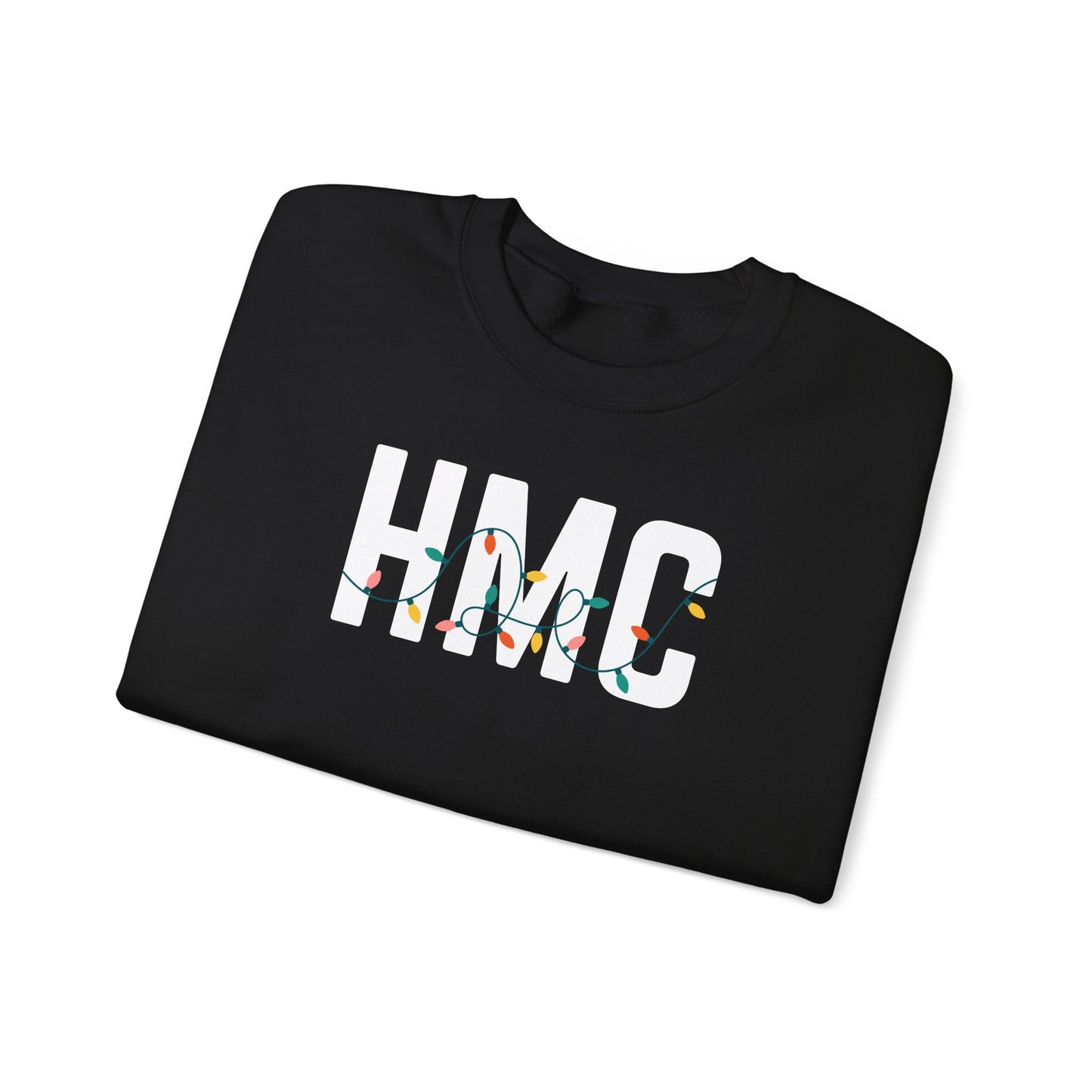 HMC HOLIDAY LIGHTS HEAVY BLEND CREWNECK
