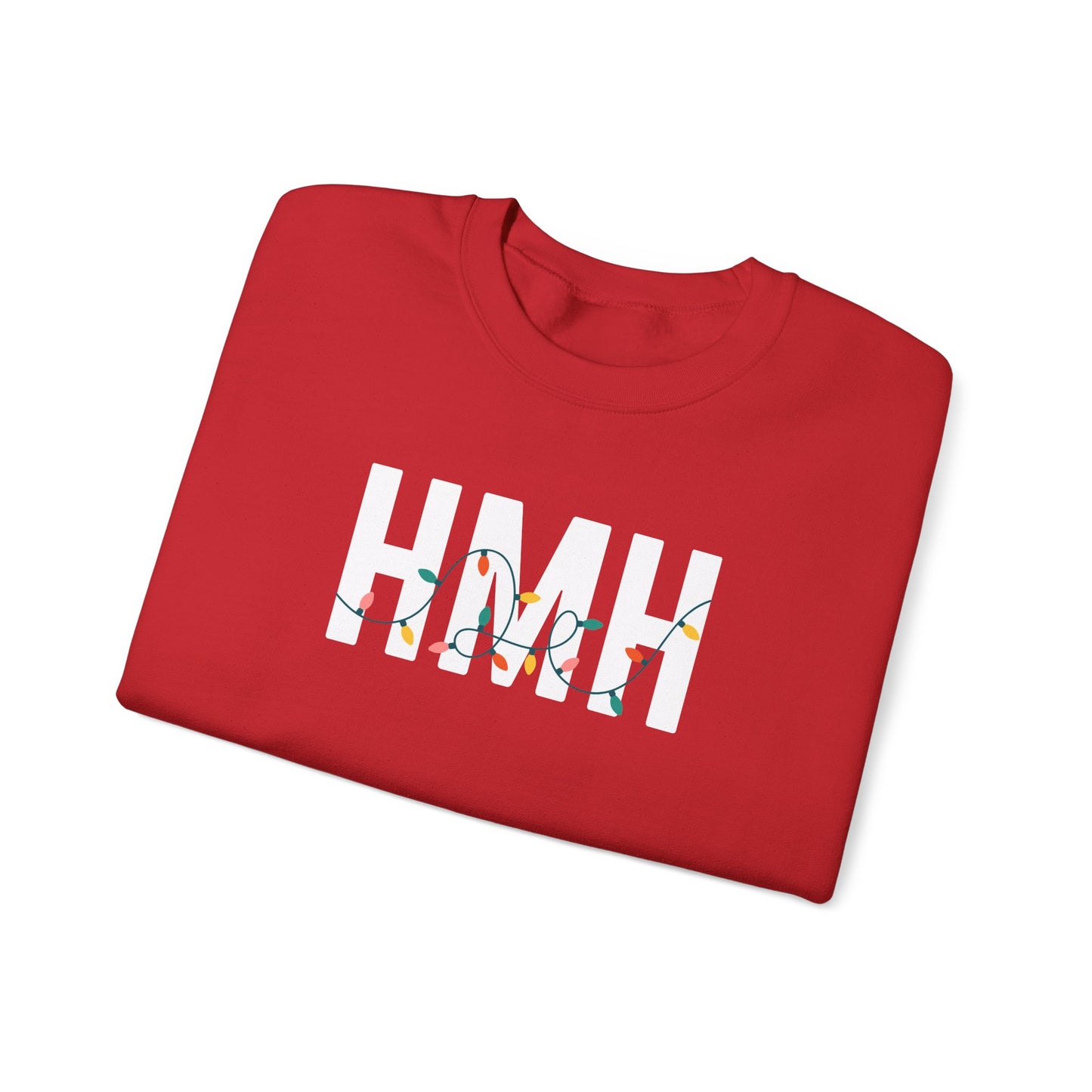 HMH HOLIDAY LIGHTS HEAVY BLEND CREWNECK