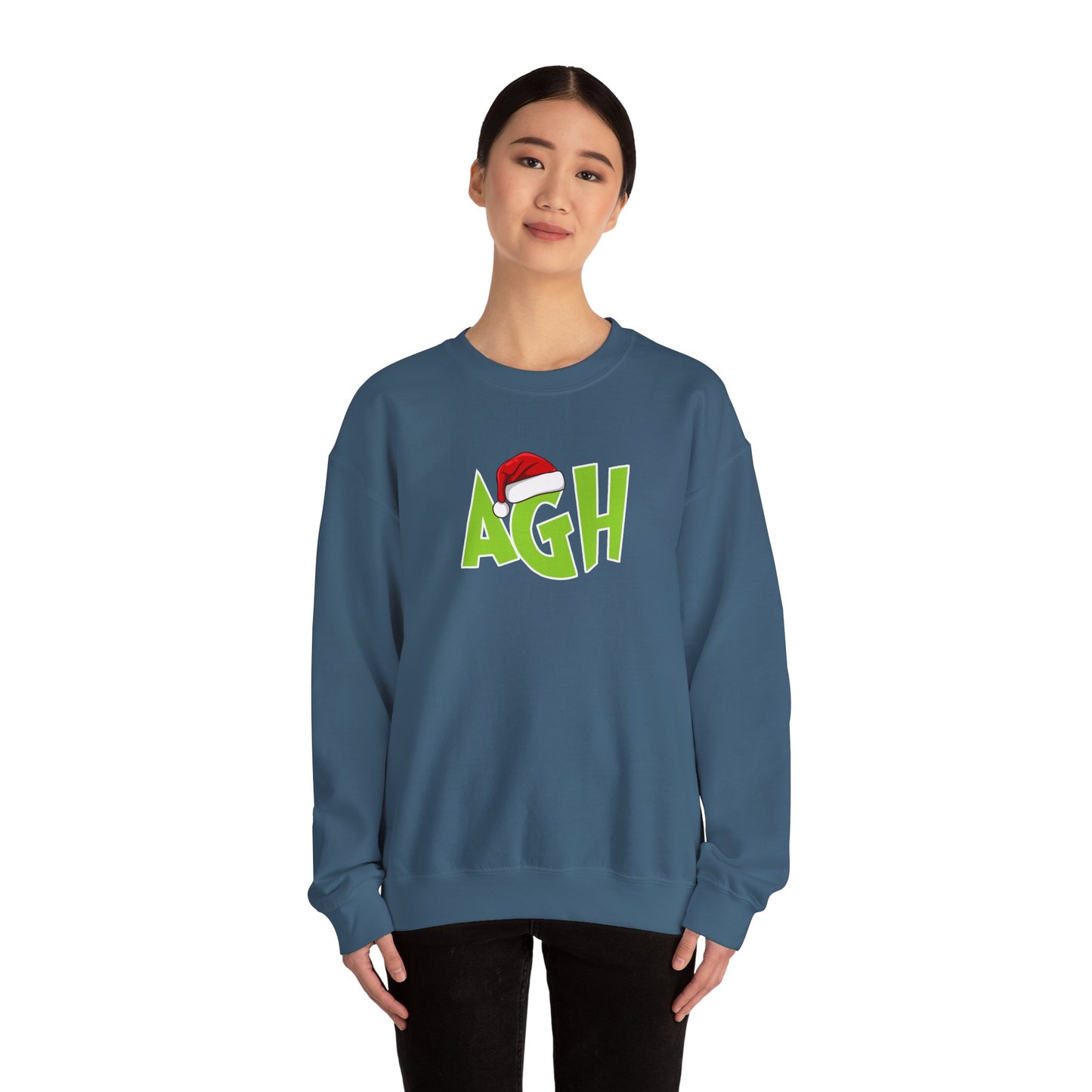 AGH GRINCH HEAVY BLEND CREWNECK