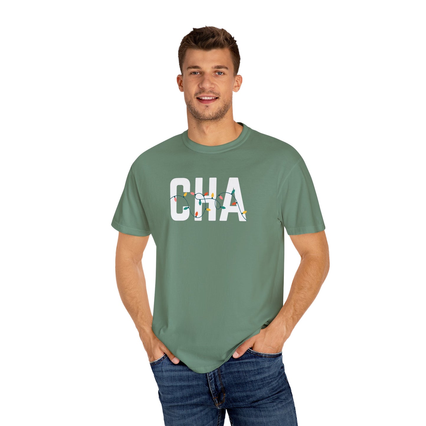 CHA HOLIDAY LIGHTS T-SHIRT