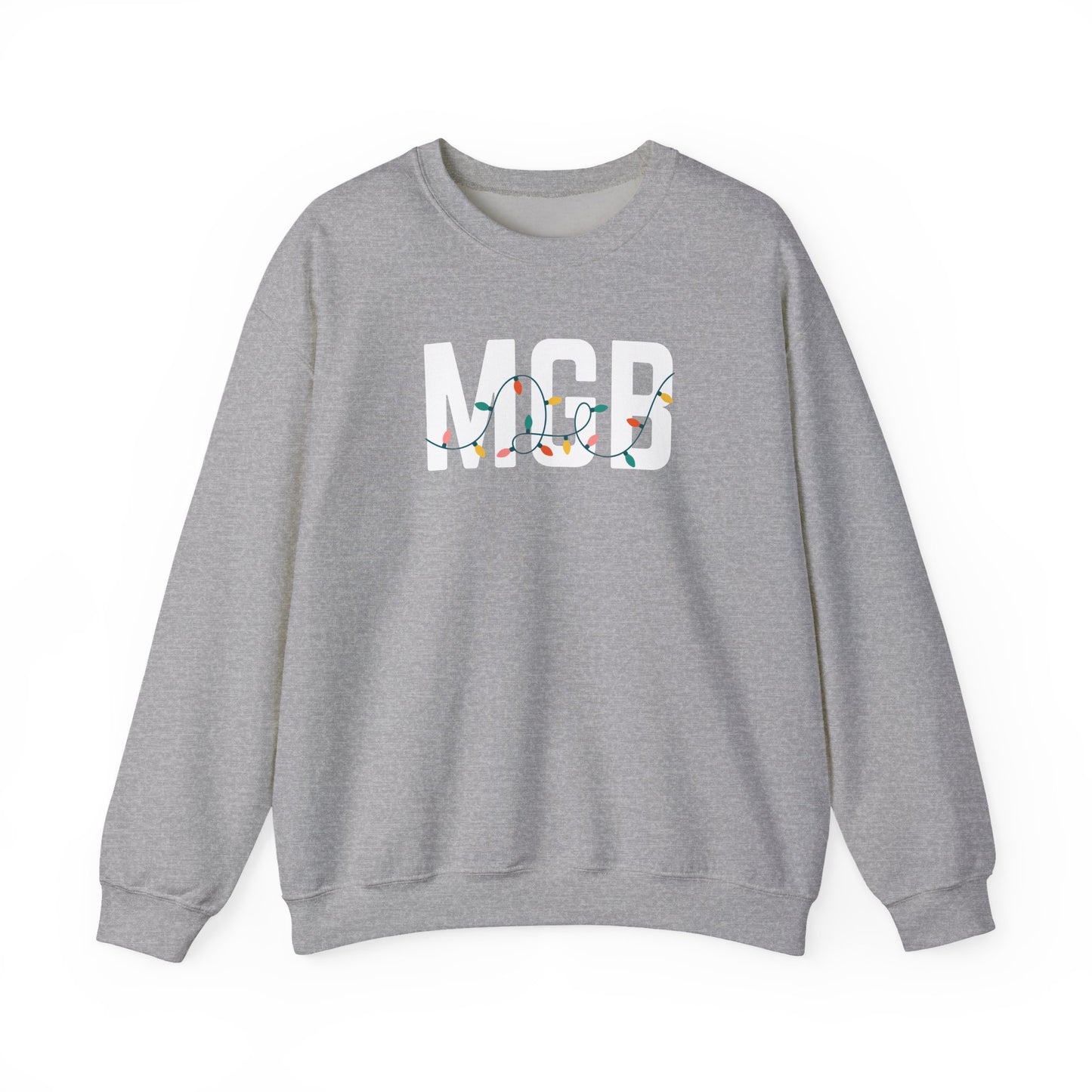 MGB HOLIDAY LIGHTS HEAVY BLEND CREWNECK