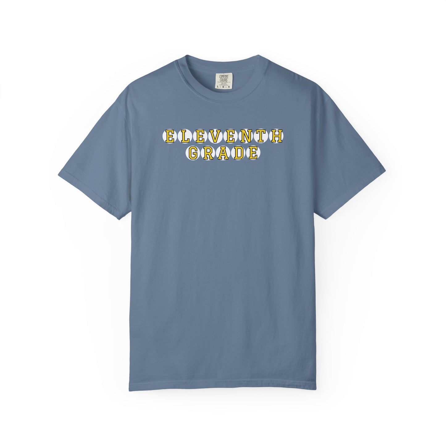 ELEVENTH GRADE YELLOW PLAYER LETTERS T-SHIRT