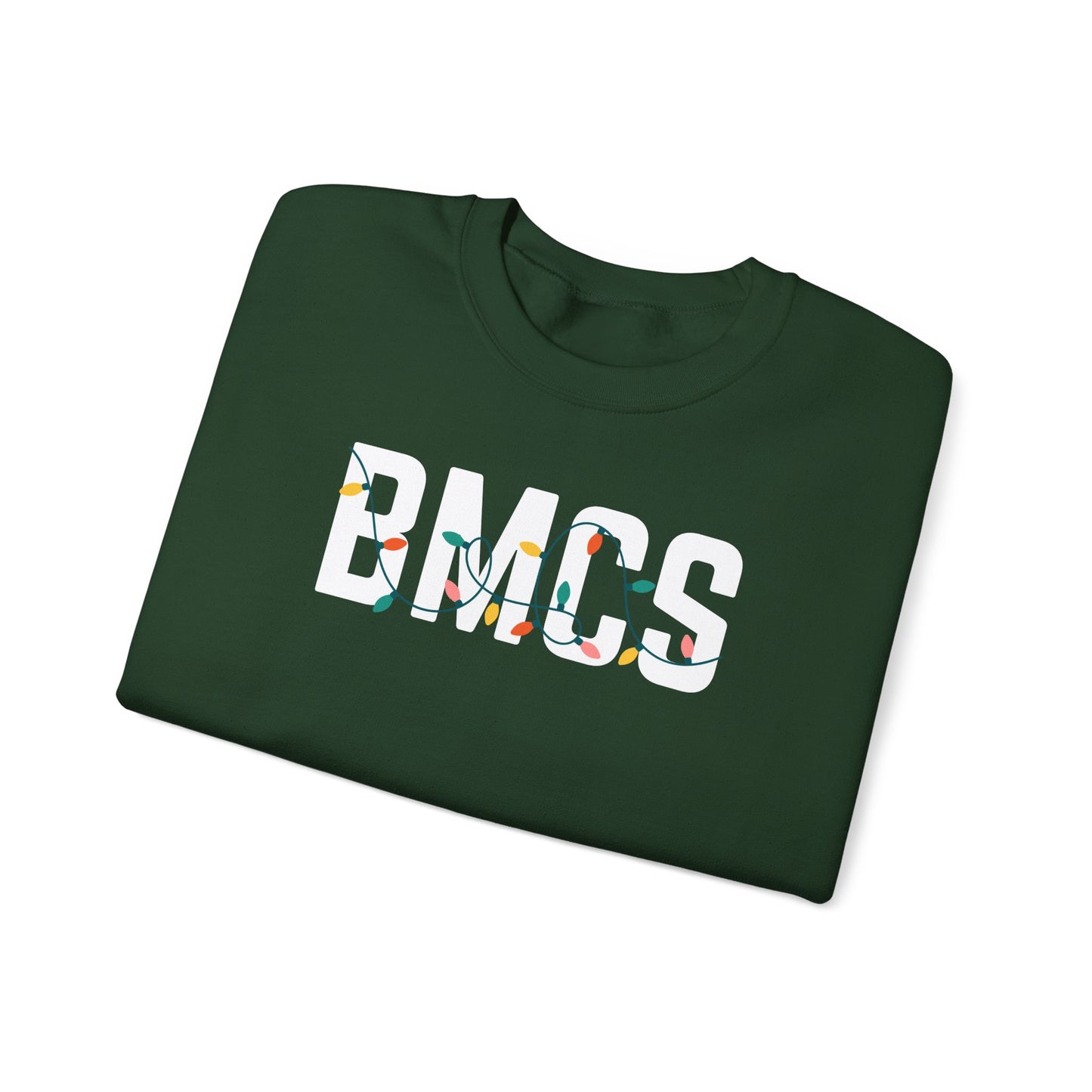 BMCS HOLIDAY LIGHTS HEAVY BLEND CREWNECK