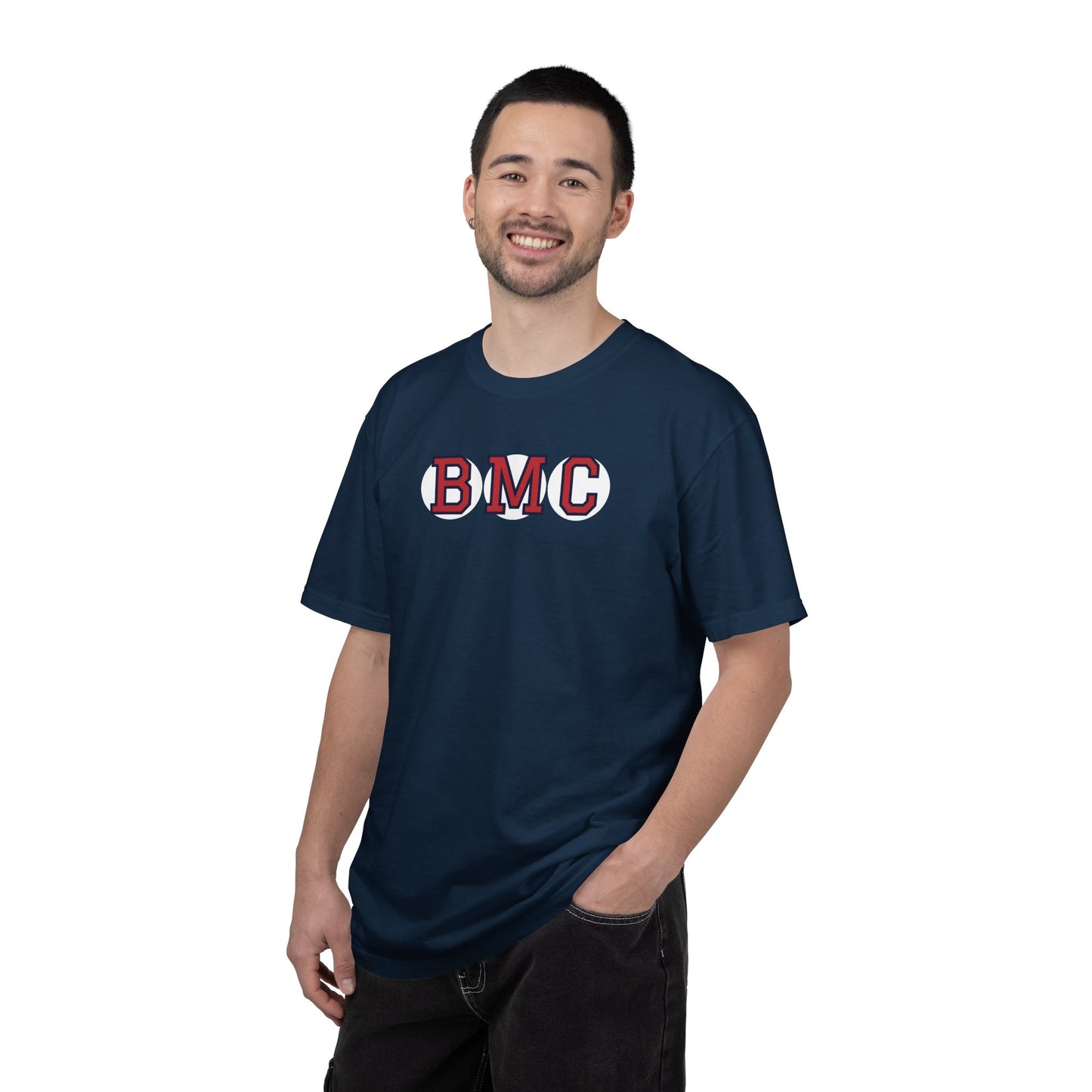 NAVY BMC RETIRED SOX LETTERS TEE - CLEARANCE