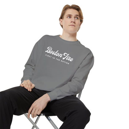 BOSTON FIRE STONEWASHED CREWNECK