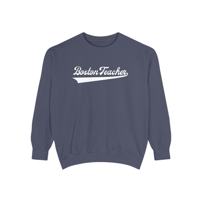 BOSTON TEACHER COMFORT COLORS CREWNECK