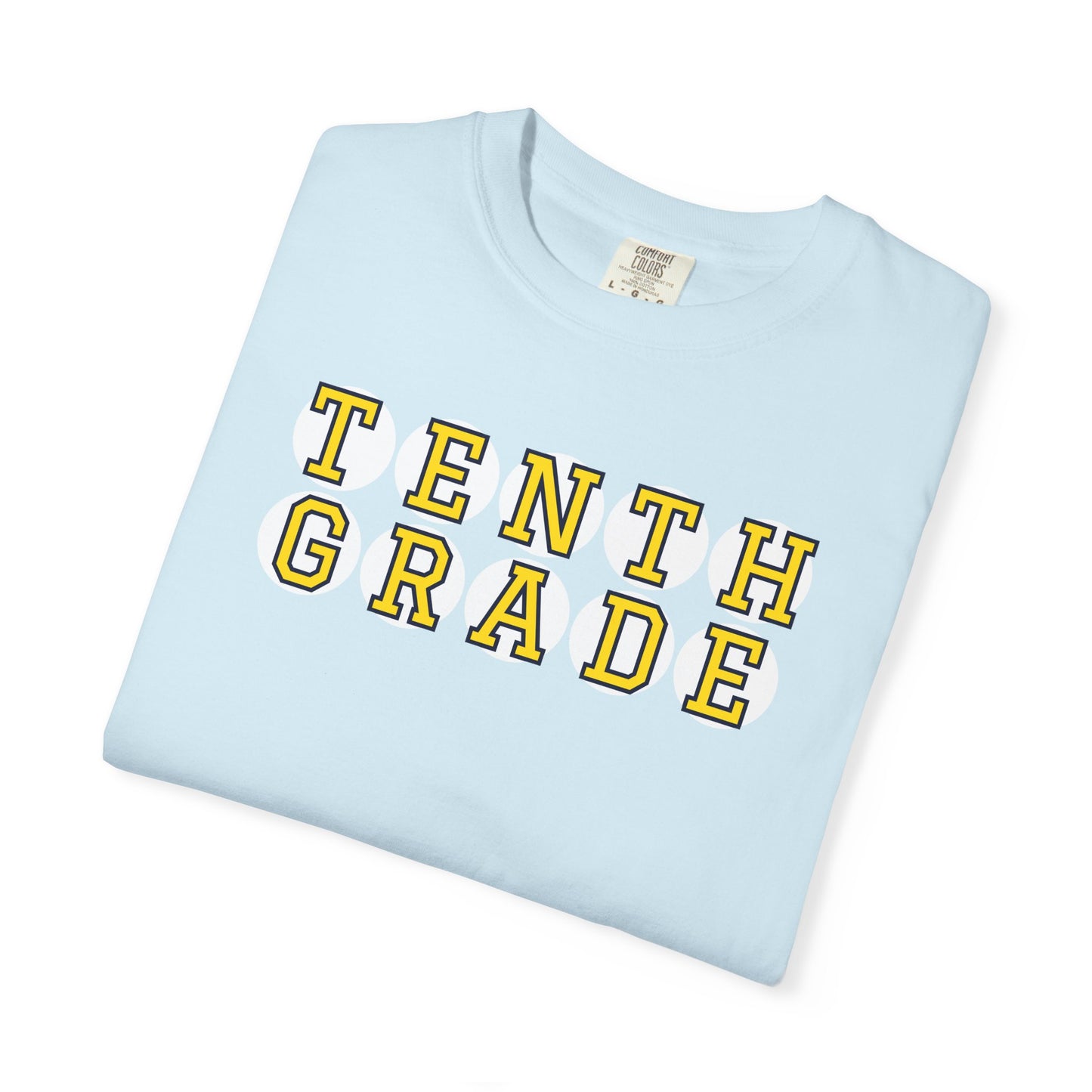 TENTH GRADE YELLOW PLAYER LETTERS T-SHIRT