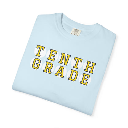 TENTH GRADE YELLOW PLAYER LETTERS T-SHIRT