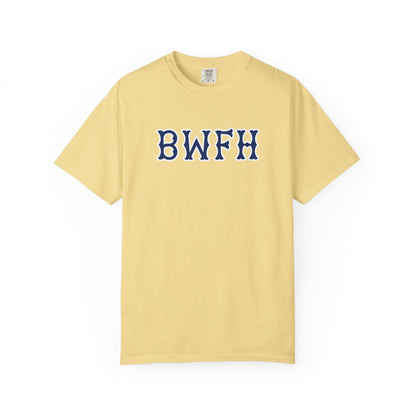 BWFH NAVY SOX LETTERS TEE