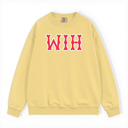 WIH SOX LETTERS CREWNECK