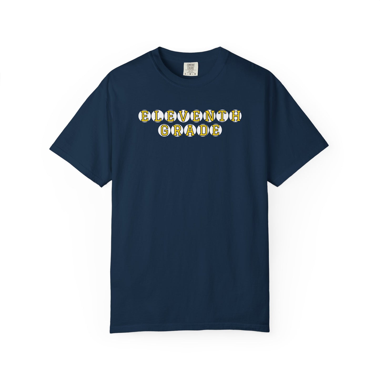 ELEVENTH GRADE YELLOW PLAYER LETTERS T-SHIRT