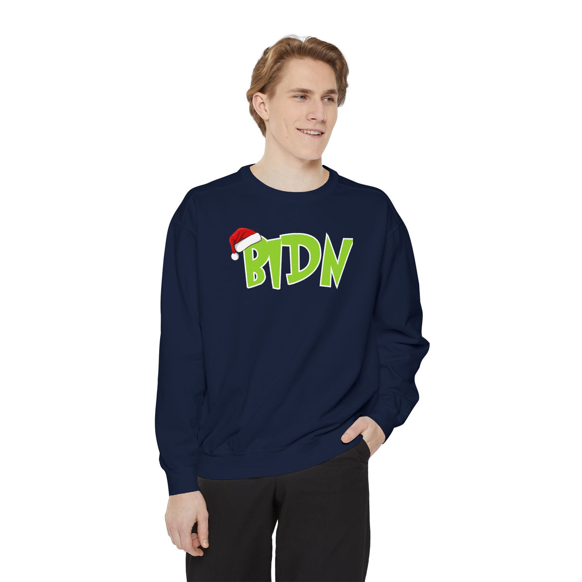 BIDN GRINCH COMFORT COLORS CREWNECK