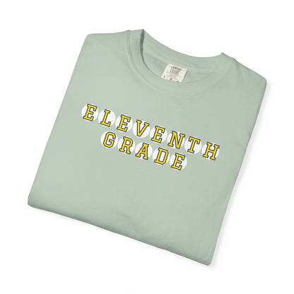 ELEVENTH GRADE YELLOW PLAYER LETTERS T-SHIRT