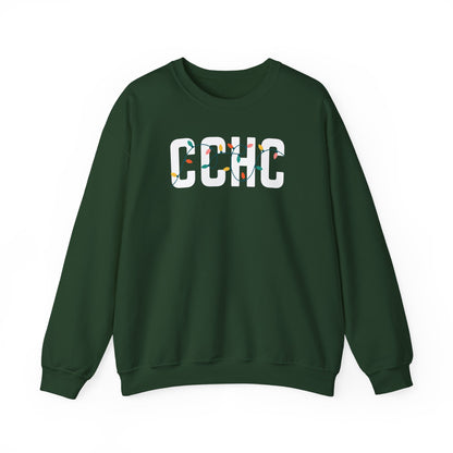 CCHC HOLIDAY LIGHTS HEAVY BLEND CREWNECK