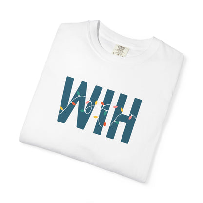 WIH HOLIDAY LIGHTS T-SHIRT - WHITE