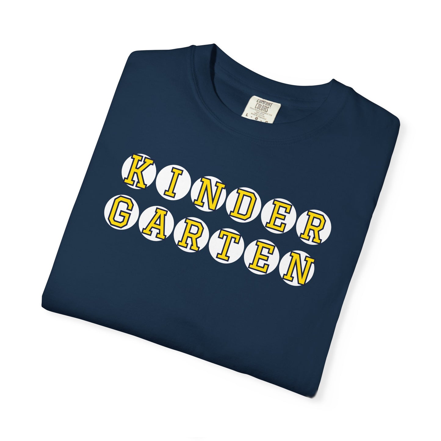 KINDERGARTEN YELLOW PLAYER NUMBER T-SHIRT