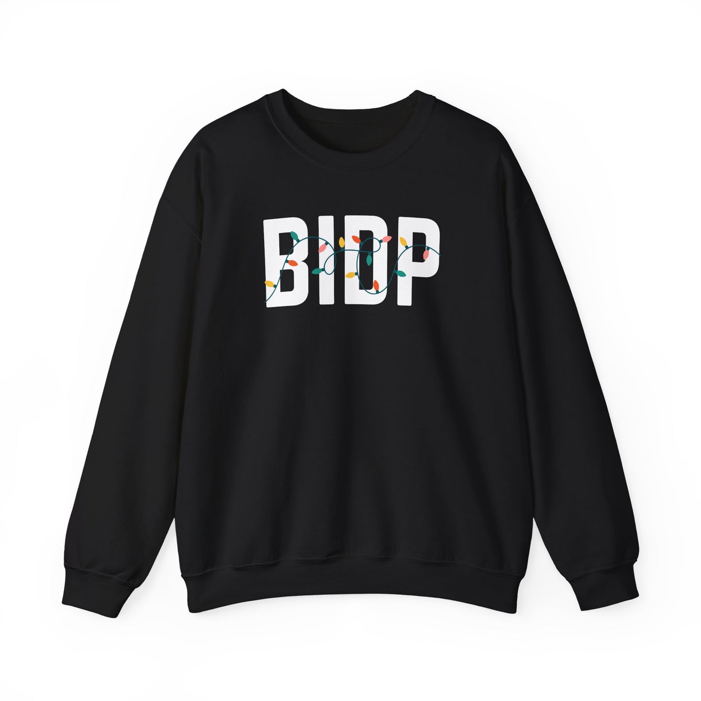 BIDP HOLIDAY LIGHTS HEAVY BLEND CREWNECK