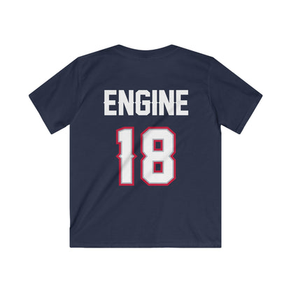 BFD RED ZONE - ENGINE 18 YOUTH T-SHIRT