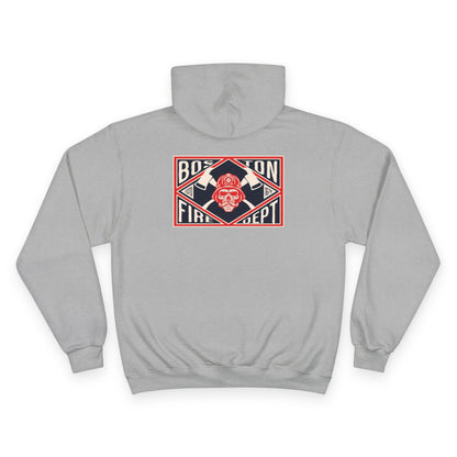 BOSTON FIRE SKULL HOODIE