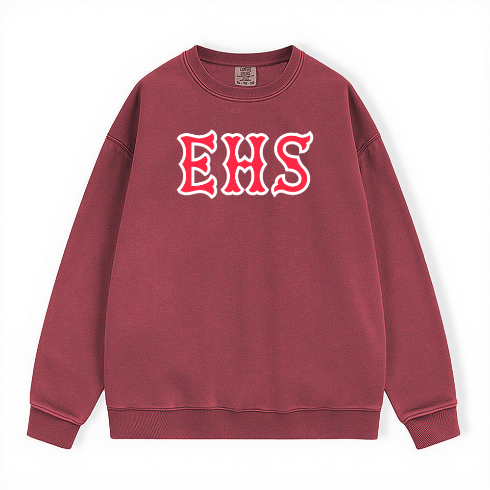 EHS SOX LETTERS CREWNECK