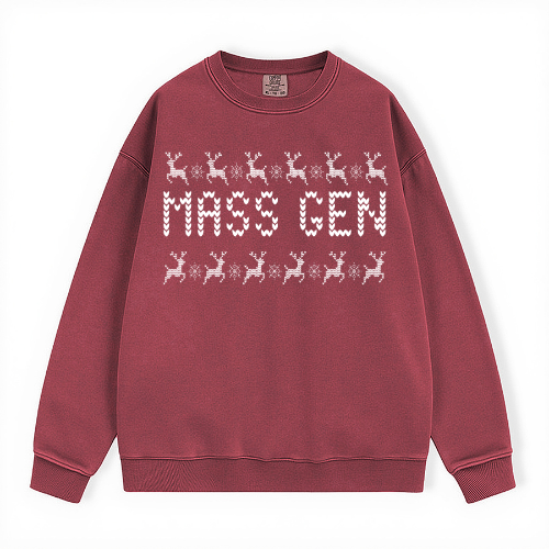 MASS GEN UGLY SWEATER COMFORT COLORS CREWNECK
