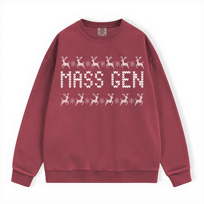 MASS GEN UGLY SWEATER COMFORT COLORS CREWNECK