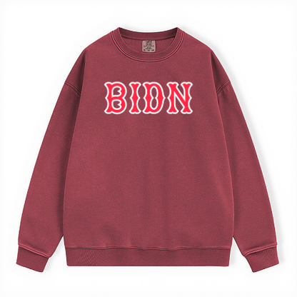 BIDN SOX LETTERS CREWNECK
