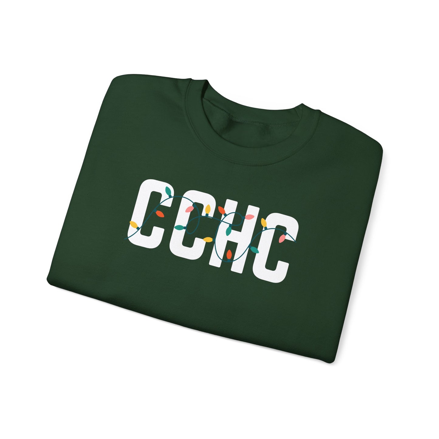 CCHC HOLIDAY LIGHTS HEAVY BLEND CREWNECK