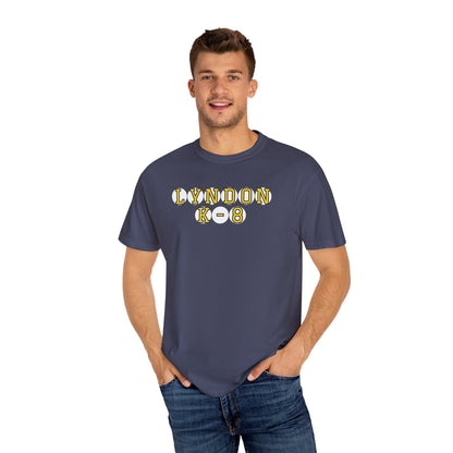 LYNDON K-8 YELLOW PLAYER LETTERS T-SHIRT