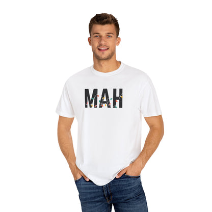 MAH HOLIDAY LIGHTS T-SHIRT - WHITE