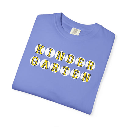 KINDERGARTEN YELLOW PLAYER NUMBER T-SHIRT