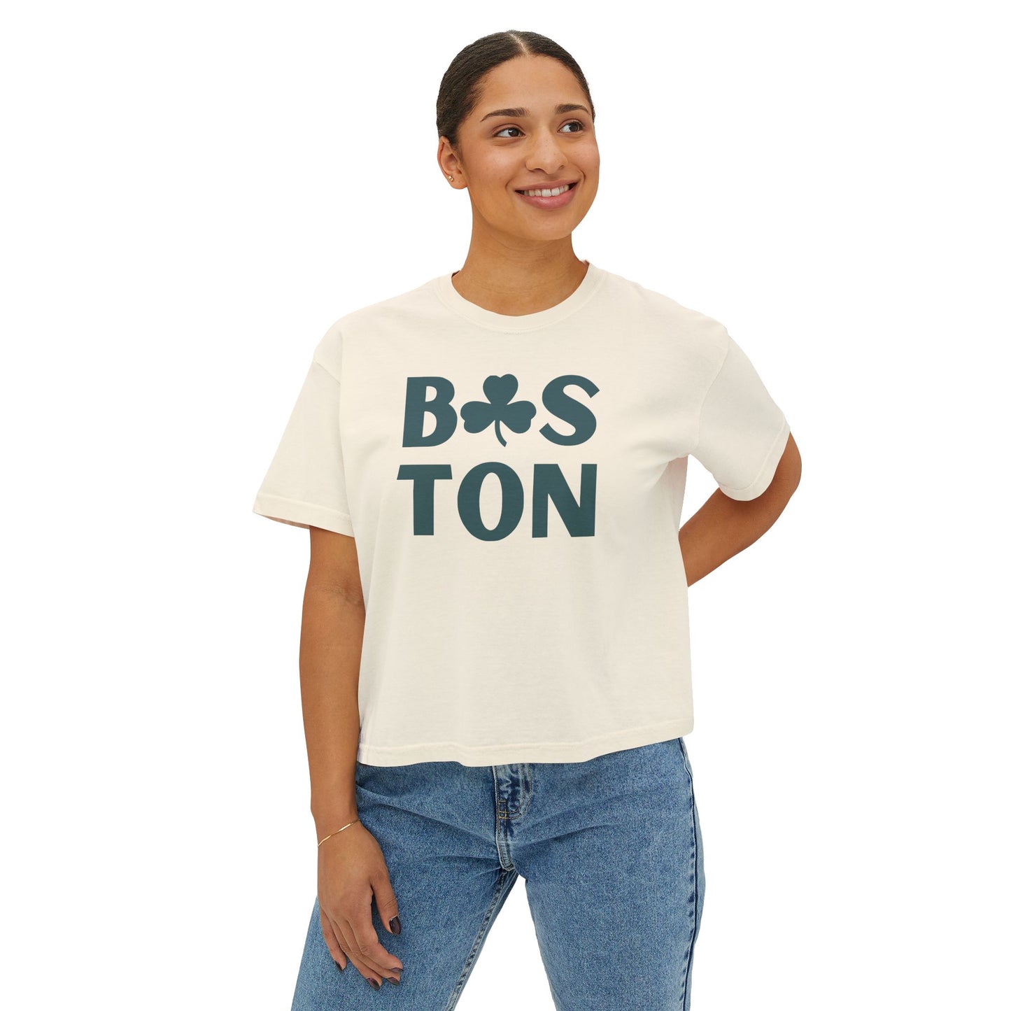 B☘️ST☘️N BOXY TEE