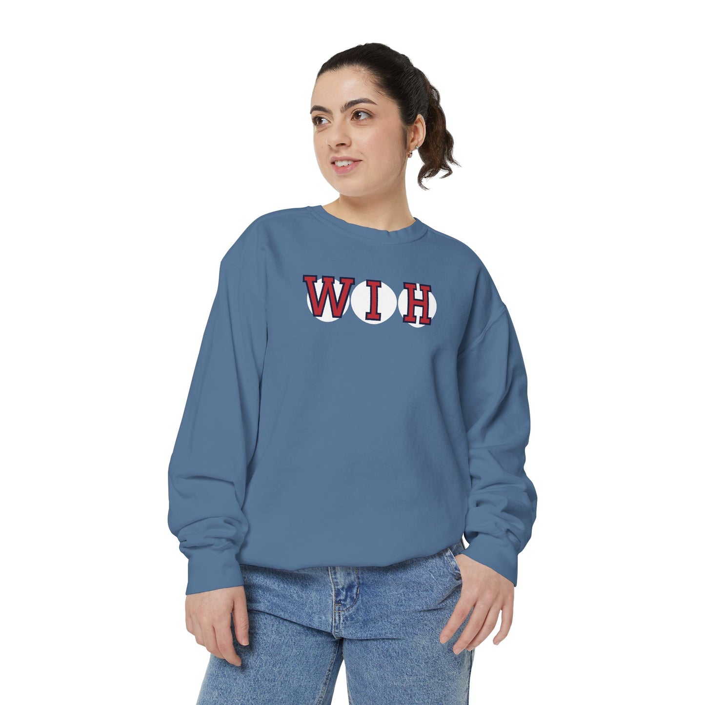 WIH RETIRED SOX LETTER CREWNECK